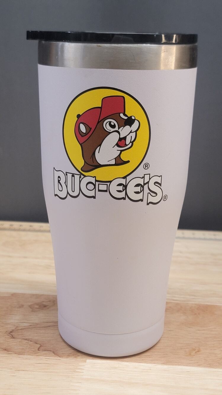 Buc-ee’s Yukon Outfitters 20oz Tumbler Cup Lid White Bucees Gas